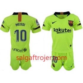 FC Barcelona Fodboldtrøjer MESSI 10 Børn Udebanesæt 2018/19 Kort ærmer